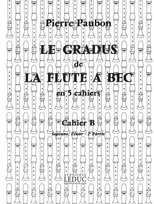 Le Gradus de la flûte a bec Vol. B. 9790046250415