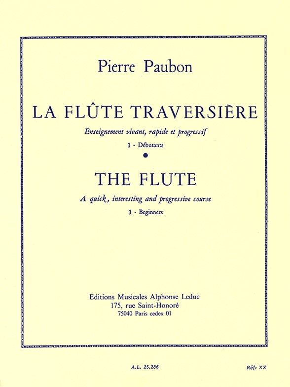 La flûte traversiere, vol. 1. 9790046252860