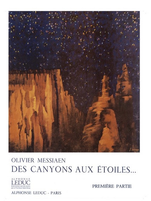 Des canyons aux étoiles, part 1, pour piano, cor, xylorimba, glockenspiel et orchestre, Score