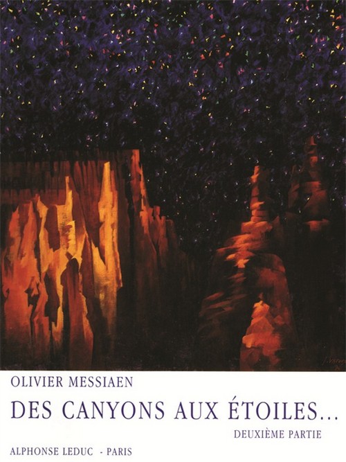 Des canyons aux étoiles, part 2, pour piano, cor, xylorimba, glockenspiel et orchestre, Score. 9790046253140