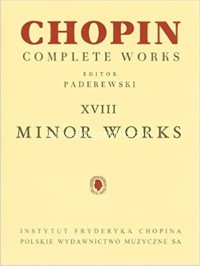 Complete Works, XVIII: Minor Works, piano. 9790274000530