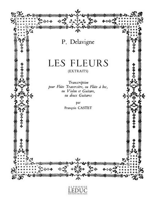 Les Fleurs, Flûte et Guitare