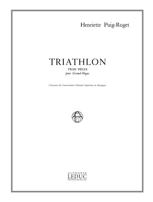 Triathlon, pour orgue. 9790046255397