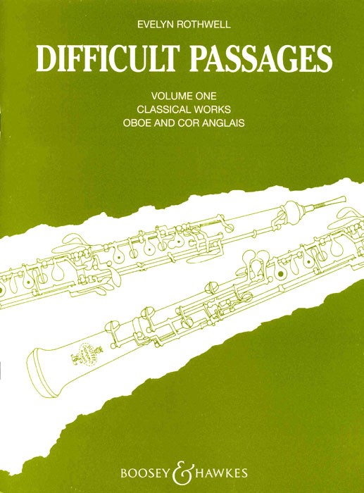 Difficult Passages. 990 Difficult Passages from the Symphonic Repertoire for oboe (cor anglais). Vol. 1: Classical Works