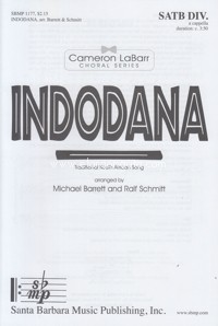Indodana, Traditional African Song, SATB a capella. 84385 Indodana, Traditional African Song, SATB a capella. 84385