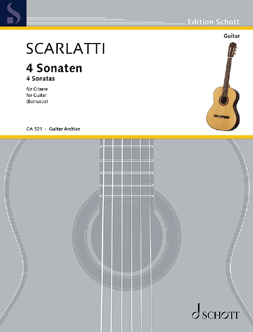 Four Sonatas, for Guitar. 9783795798390