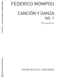 Canción y Danza, nº 1, para guitarra. 84453