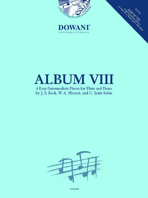 Album VIII : 4 Easy/Intermediate Pieces for Flute and Piano. 9789043160643