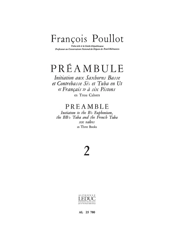 Preamble, vol. 2, tuba. 9790046257803