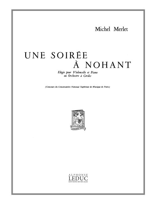 Soirée à Nohant, pour violoncelle et piano