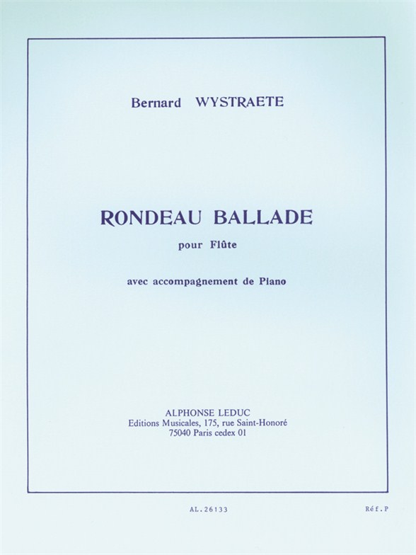 Rondeau-Ballade, fjûte et piano