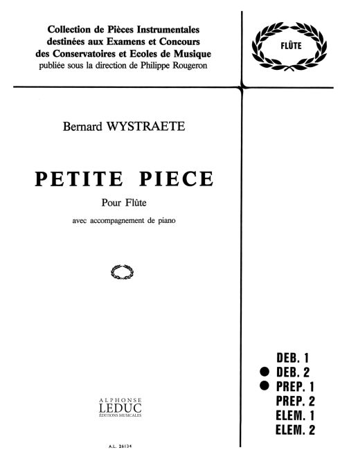 Petite pièce, flûte et piano