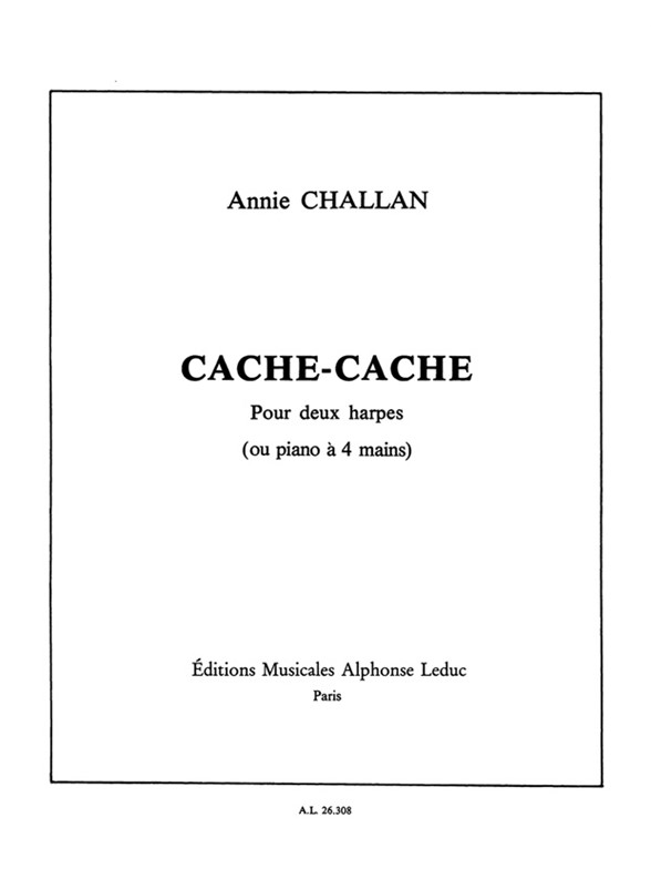Cache-Cache, 2 harpes. 9790046263088