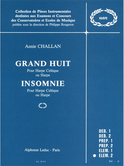 Grand Huit. Insomnie, pour harpe celtique ou harpe