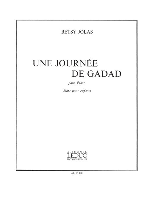 Journée de Gadad, pour piano