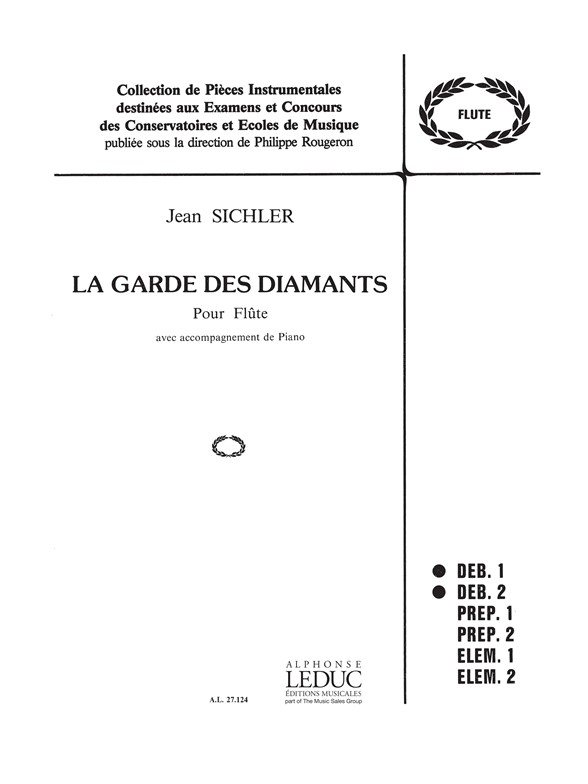 Garde des diamants, pour flûte et piano