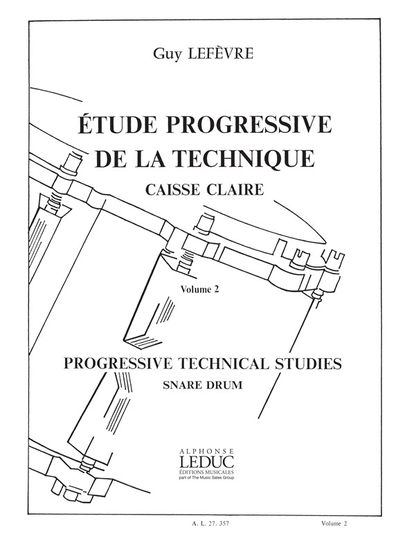 Étude progressive de la technique, vol. 2, caisse claire. 9790046273575