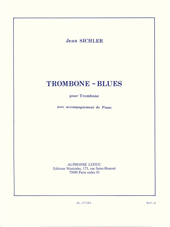 Trombone Blues, trombone et piano