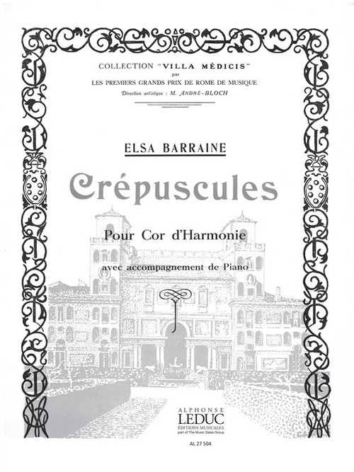 Crepuscules, pour saxophone our cor et piano. 9790046275043