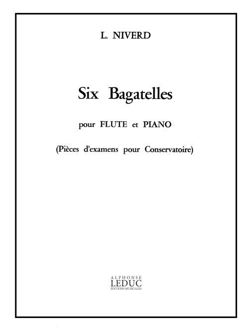 Bagatelles nº 1: Allegretto, pour flûte et piano. 9790046275234