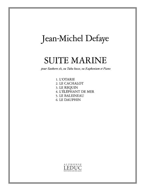 Suite marine, pour tuba et piano