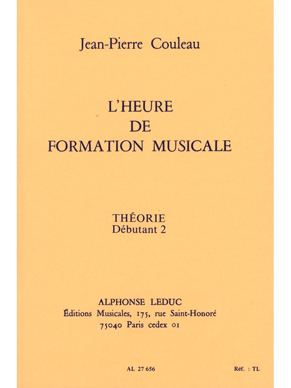 L'heure de formation musicale - Débutant 2