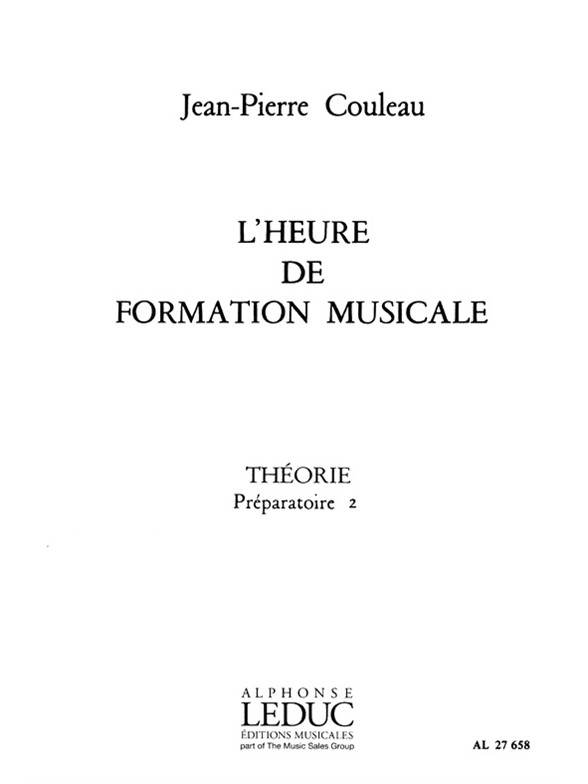 L'heure de formation musicale - Prép. 2. 9790046276583