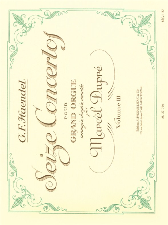 16 Concertos Vol. 3: pour Grande Orgue