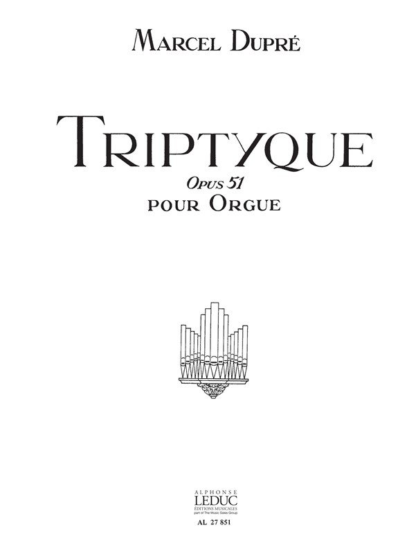 Trittico Op. 51, pour orgue