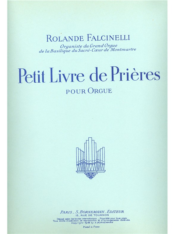 Petit livre de prières, pour orgue