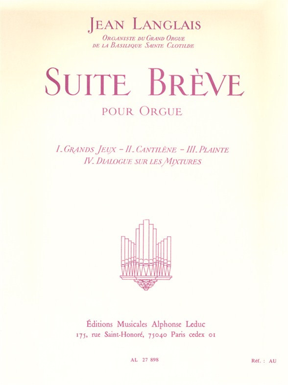 Suite breve, pour orgue