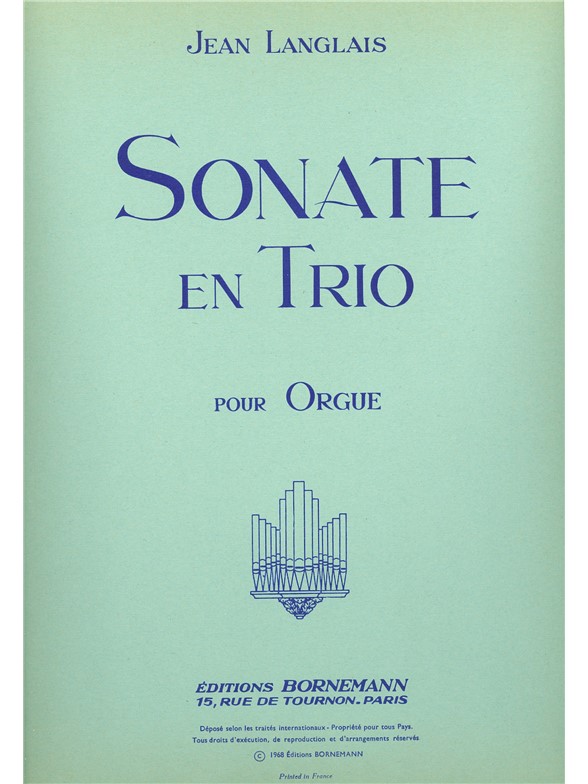 Sonate en trio, pour orgue