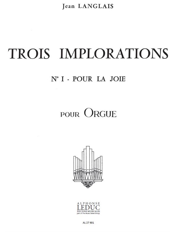 3 Implorations nº1, pour orgue