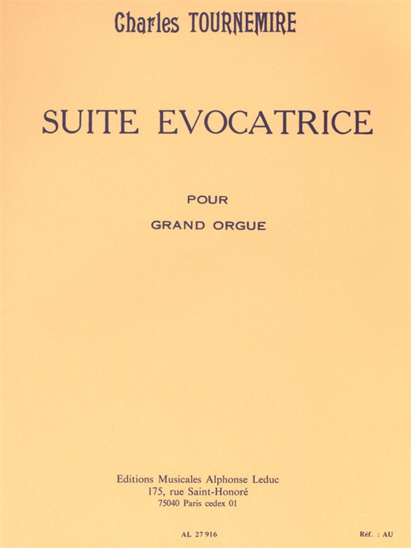 Suite evocatrice, pour orgue
