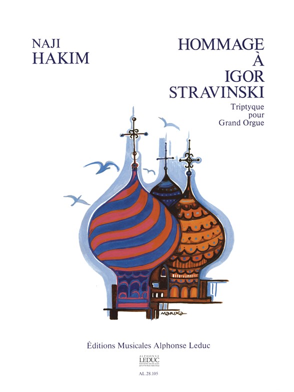 Hommage à Igor Stravinsky. pour orgue. 9790046281051