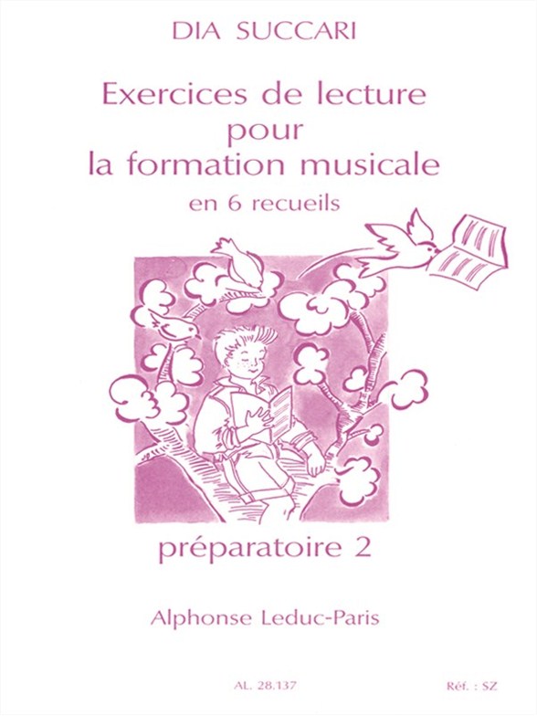 Exercices de lecture pour la formation musicale, vol. 2, préparatoire 2