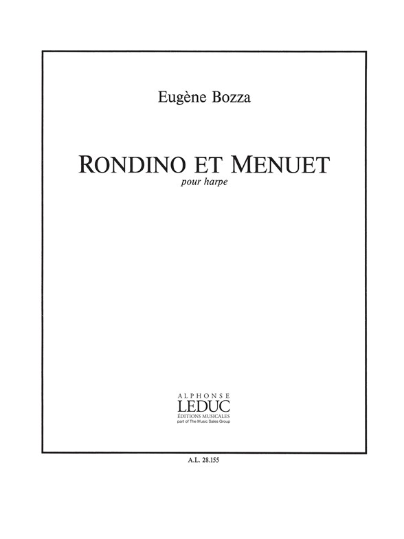 Rondino et menuet, pour harpe