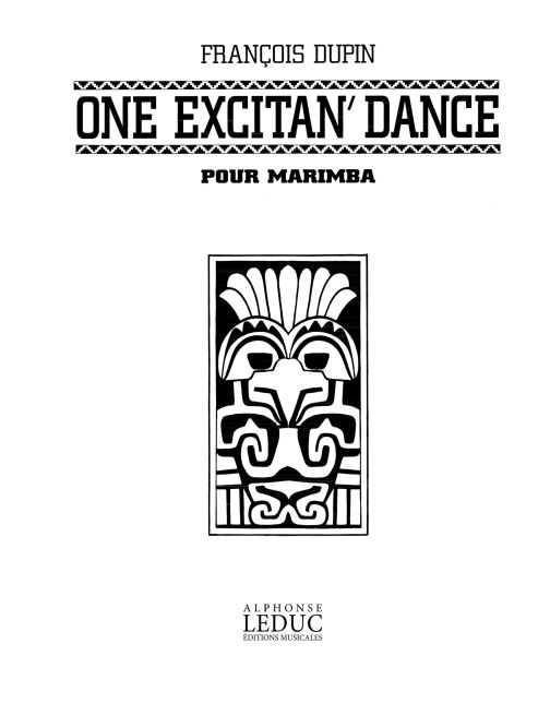 One excitan' dance, pour marimba