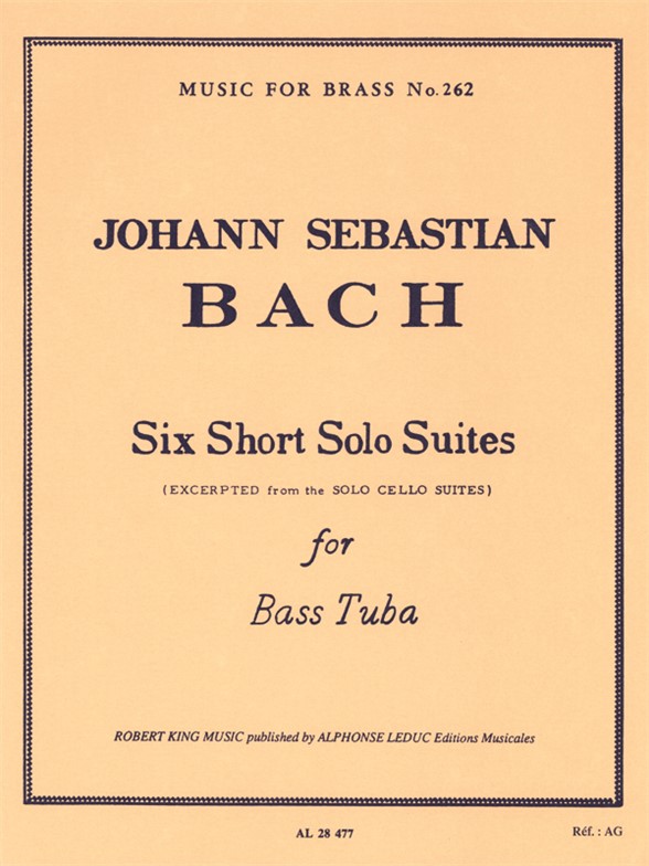 Six Short Solo Suites, for Bass Tuba. 9790046284779