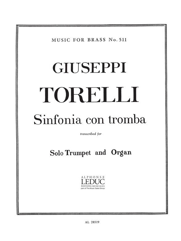 Sinfonia con tromba, Solo Trumpet and Organ