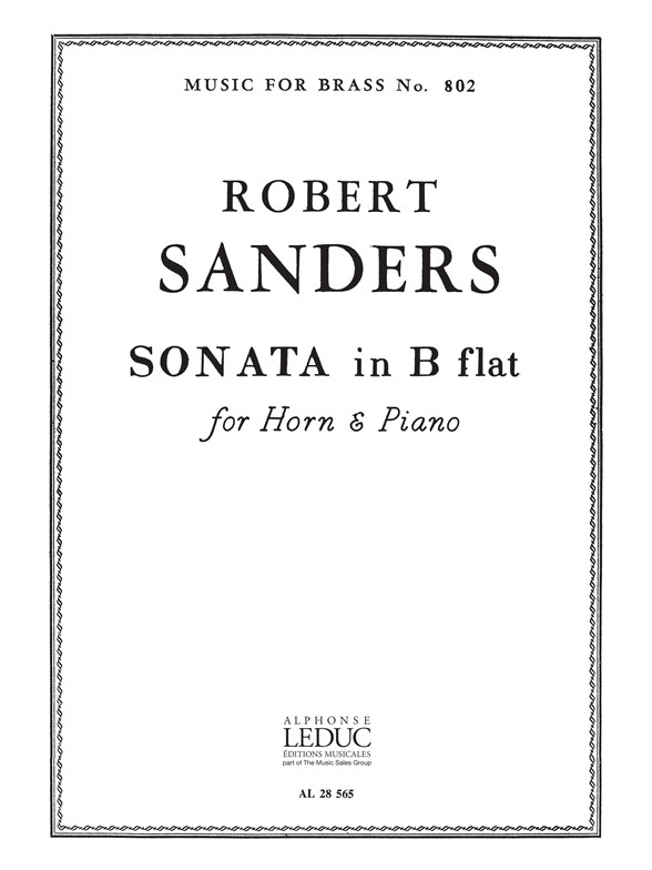 Sonata in B flat, for Horn and Piano. 9790046285653