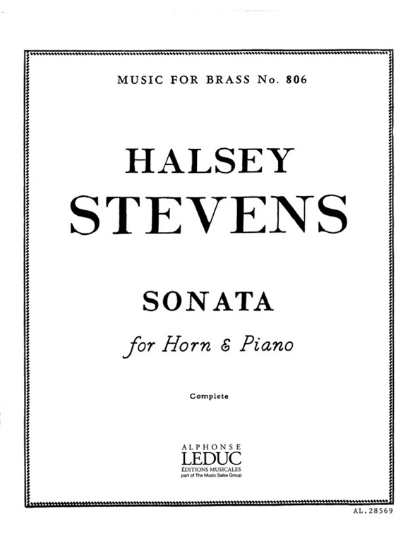 Sonata, for Horn and Piano