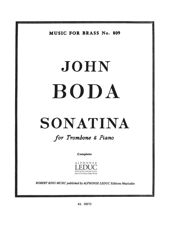 Sonatina, for Trombone and Piano