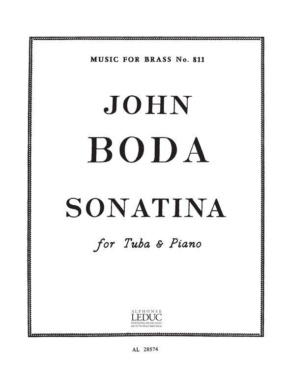 Sonatina, for Tuba and Piano. 9790046285745