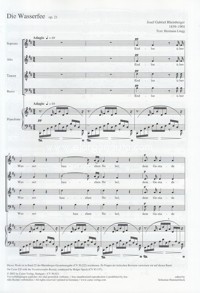 Die Wasserfee, SATB and Piano