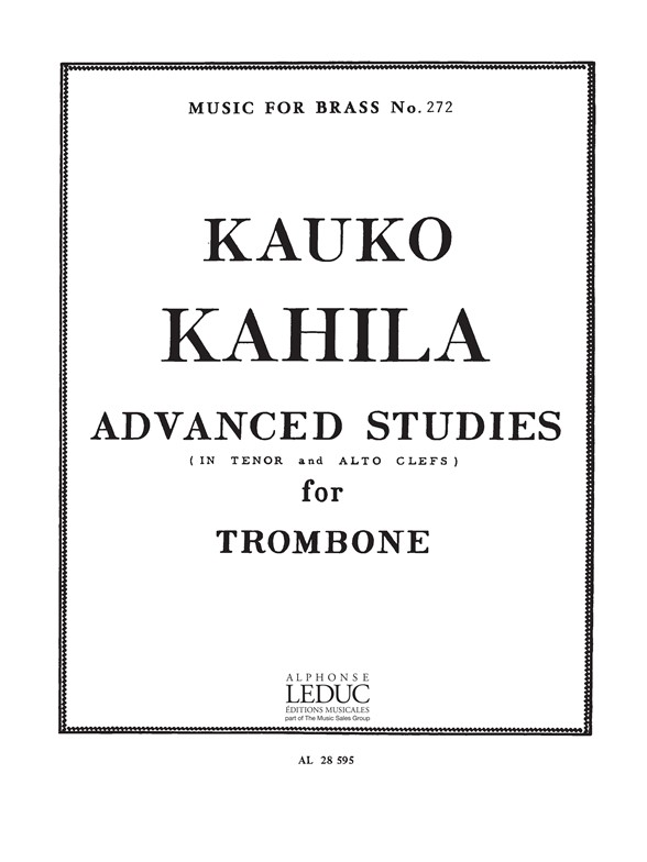 Advanced Studies, for Trombone