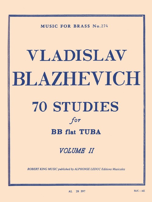 70 Studies for Bb Flat Tuba, Vol. 2