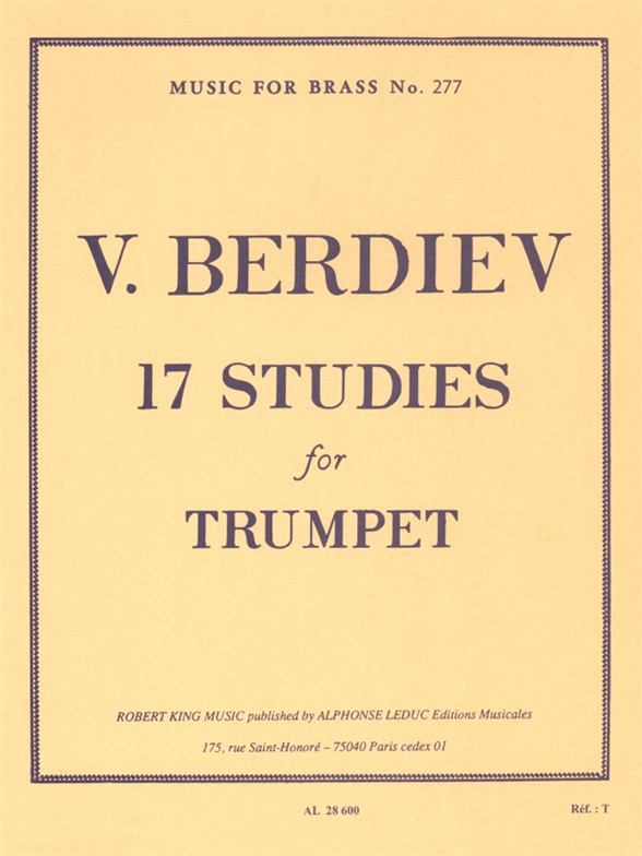 17 Studies, for Trumpet