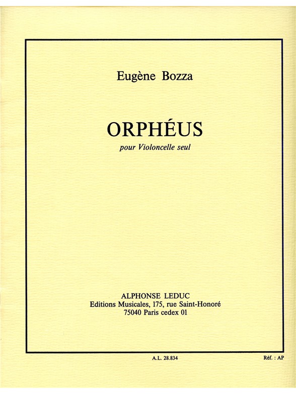 Orpheus, pour violoncelle