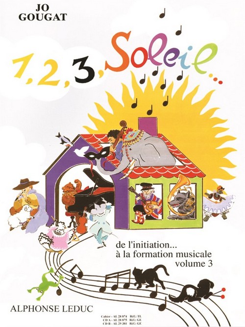 1,2,3 Soleil... de l'initiation à la formation musicale, vol. 3. 9790046288746